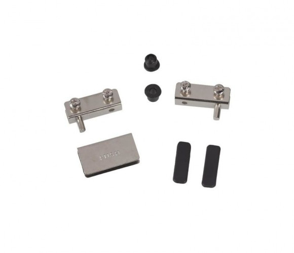 Петли для стекл.двери без сверл. HG001/Ni, Никель