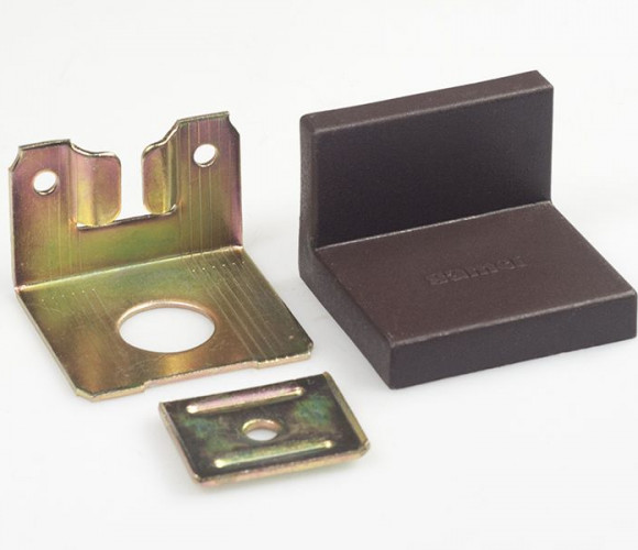 Уголок L-образный (металл/пл), Коричневый, Samet 1990953