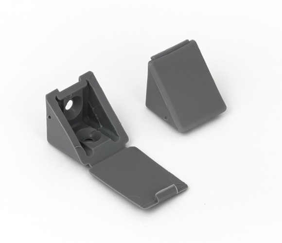 Уголок+крышка монтажный, серый №13