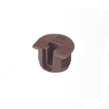 101656000 Полкодержатель VB 135, для массивных полок, коричневый, пласмасса