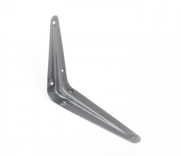 Консоль с одним ребром жесткости 250х300х0,8мм, металлик  111704