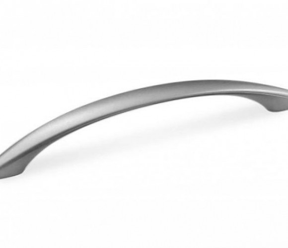 Ручка - скоба FS 060 128 St светлый (ТЗ)  (50шт)