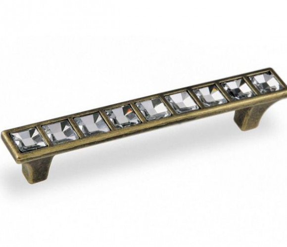 Ручка - скоба FS 159 096 Старая бронза/кристаллы (50 шт)