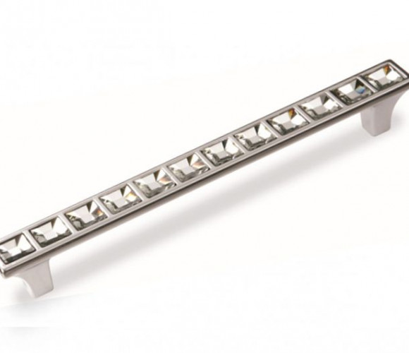 Ручка - скоба FS 159128 Хром глянец/кристаллы