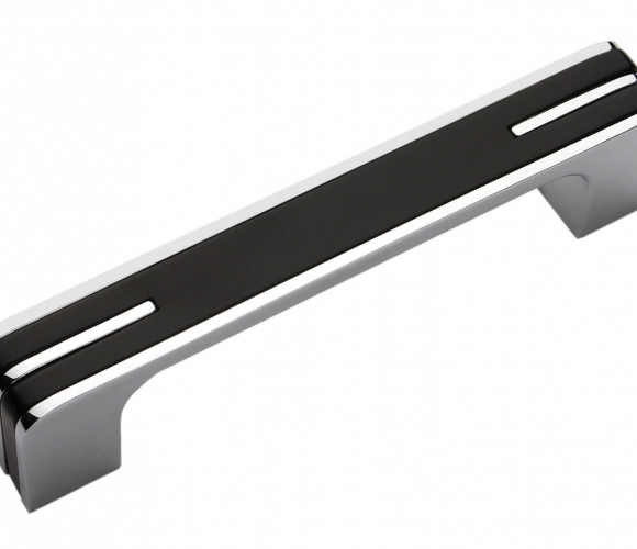 RS267CP/BL.4/160 Хром полированный/черный  ручка MONOHROME