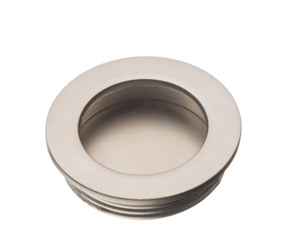 Ручка врезная круглая Сатин UZ-00B224-02