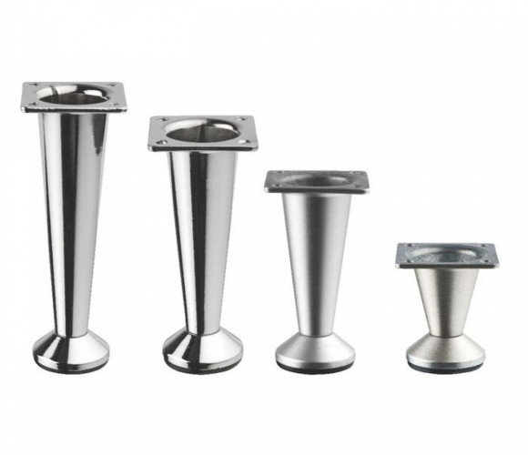 Ножка коническая  Мат. Хром  8 см.