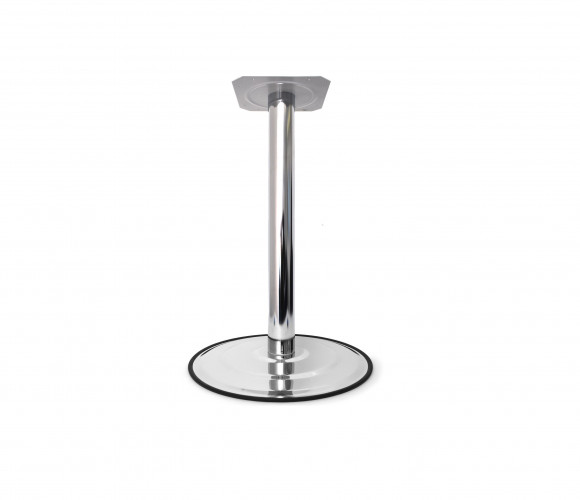 Опора стола круглая L-730, база D=480мм (хром.хром)