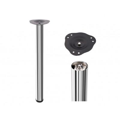 Опора стола 1100х60мм  Хром. КРЕПЛ.ШТАМП