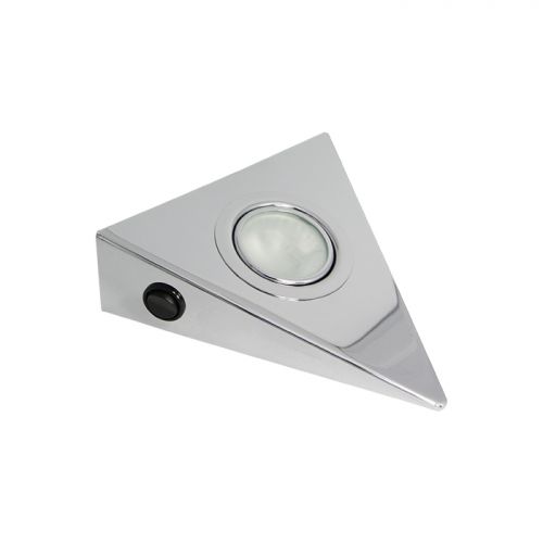 Мебельн.светильник FT-9251 T хром (с/л 20W G4) с клем.кол.SET (мат.стекло)