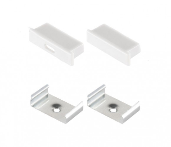 Заглушка для профиля LR42 (с крепежом)