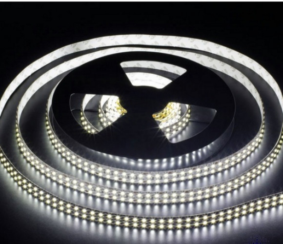 Лента светодиодная 240 диодов/м.п. 3528 хол.белый, двухрядная, 24V,19.2W  IP20 LR6-СW240