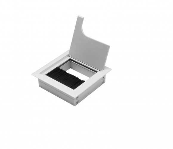 Пропуск для кабеля Merida 80x80, алюминий (LB-К80x80-05) LB-80x80-05