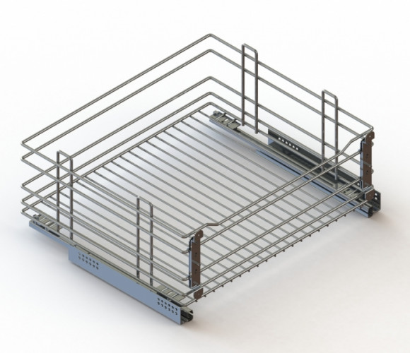 Cargo 600мм Корзина выкатная Квадро, хром