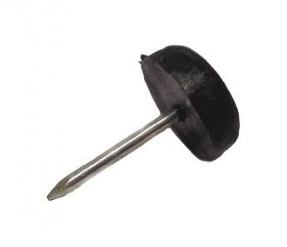 Подпятник с гвоздиком Черный  LNB-15