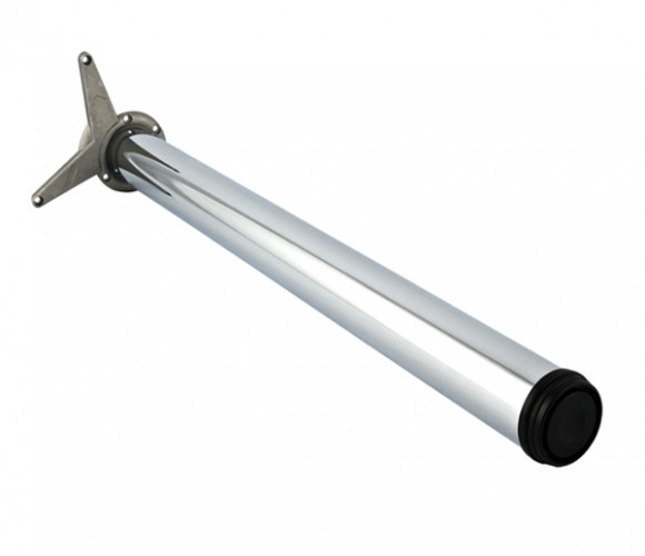 Опора стола  710х60мм  Хром