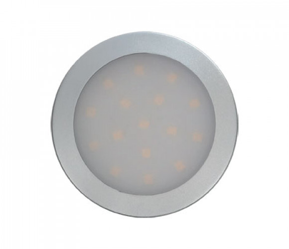 Светильник LED Round 2, 1,5W/12V, 4000К, под алюминий   ММ.011.008
