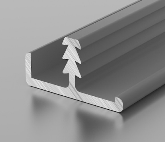 Профиль AL ДР 1-06 (врезной 16мм) шампань