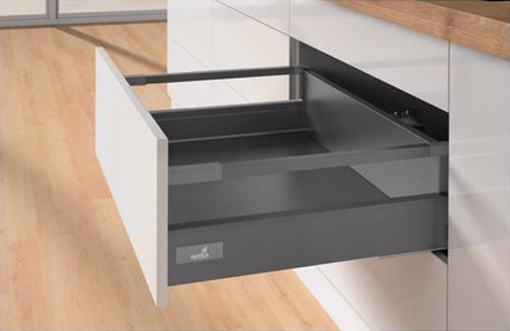 9234550 КОМПЛЕКТ КОРОБА INNOTECH ATIRA ПОЛН. ВЫДВ. С SILENT SYSTEM, H144, NL420, РЕЛИНГИ, АНТРАЦИТ