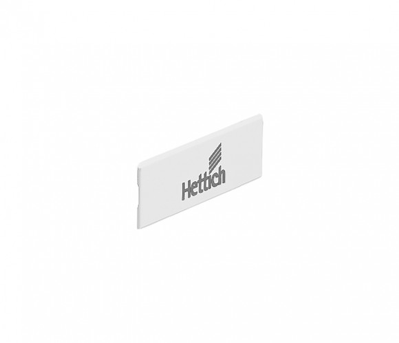 9194647 ЗАГЛУШКА НА БОКОВИНУ INNOTECH ATIRA, С ЛОГОТИПОМ HETTICH, БЕЛАЯ
