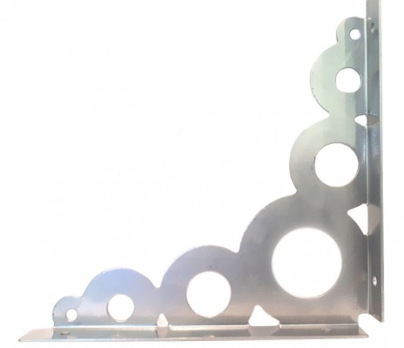 Кронштейн для полок 182х182х1,5мм   Хром