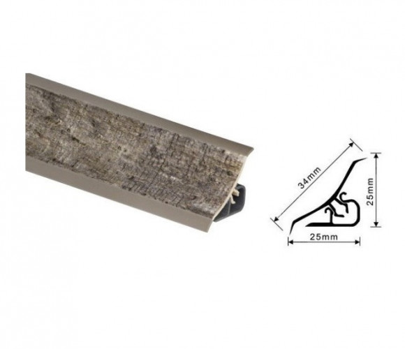 Thermoplast 120 - Плинтус - 2047    Кантри 18*18*3000 (MTK 120-1325)