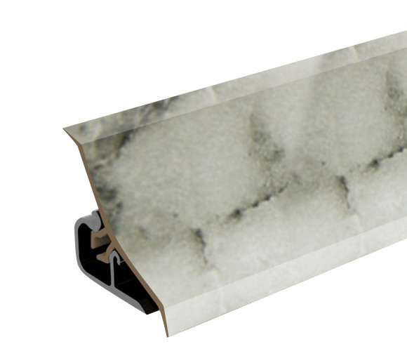 Thermoplast 120 - Плинтус - 60        Мрамор Итальянский 18*18*3000 (MRK 120-1384)