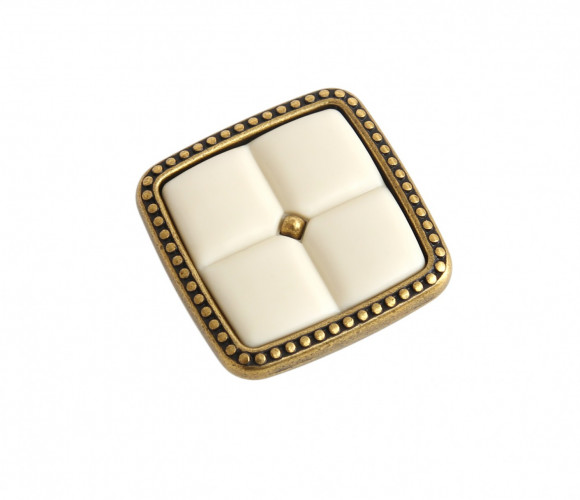 RC112MAB.4/Bg Матовая старинная латунь/Бежевый Ручка BELLE