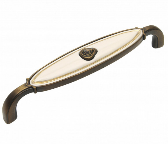 RS111BAB.4/96/W Брашированная старинная бронза/Кремовый Ручка MARTA