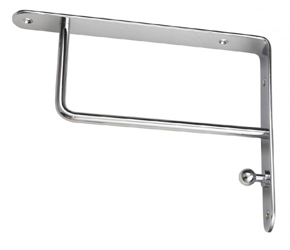 Полкодержатель, инокс, сталь, прямоугольный SETE SH-021-06
