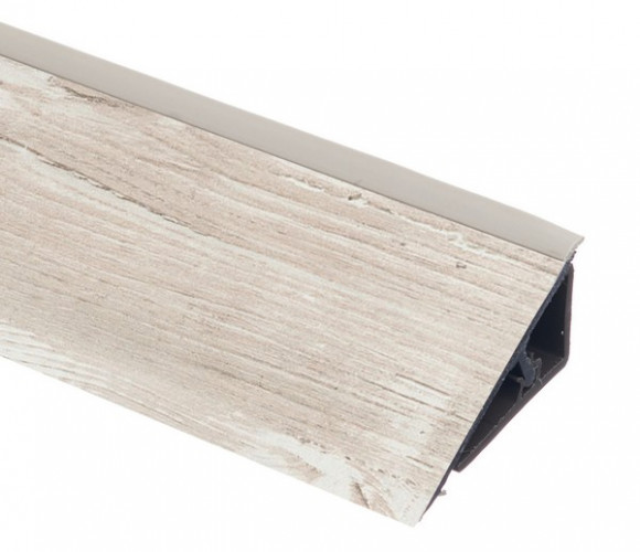 REHAU Перфетто-лайн - Плинтус №1401   Сосна касцина  4200мм.  16085461001