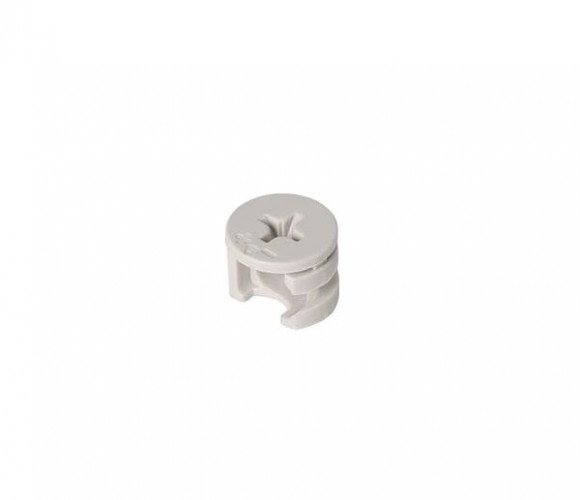 Эксцентрик пластиковый для 16мм ДСП, Серый   7104/645/16/12,5