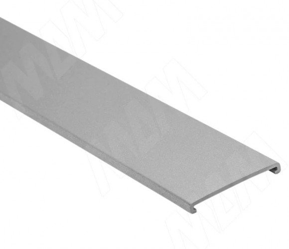 Декоративный профиль для 3708 и 2061, БЕЗ ручки, серебро, L-2,6м   0702.416