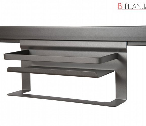 Полка для специй и полотенец B-PLANUM, Тефлон, 349*163*118мм SRK221/TFL   БОЯРД