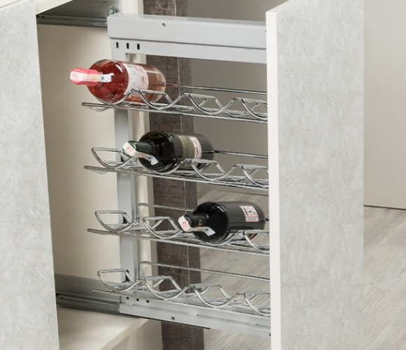 Винный шкаф Tandem Starax, шир. 400мм (260х470х640) с довод.   S-2181 Левая