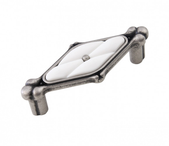 RS118BAZ.4/64/W Черненый старинный цинк/Белый DIVA