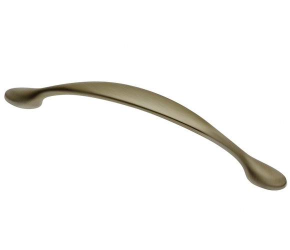 Ручка CAMAIO L-128, брашированная латунь   UZ-CAMAIO-128-09