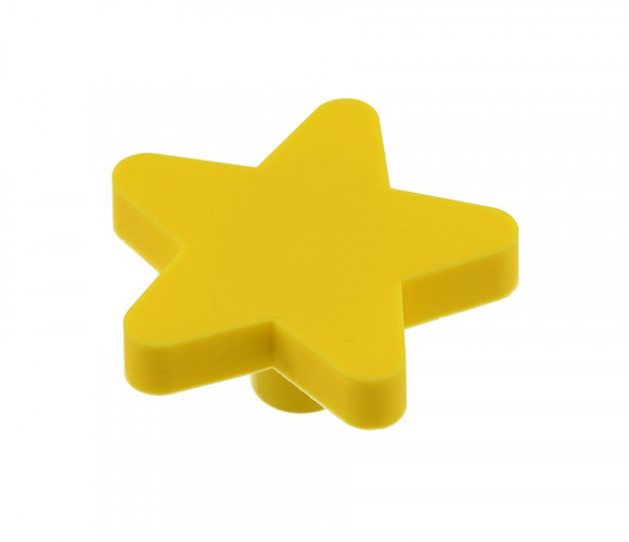 Ручка мебельная UM-STAR-ZT звезда, желтый