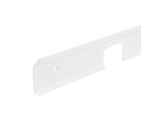 ПЛАНКА AL-38 R-9мм соединит/угловая универс. БЕЛАЯ Крокос