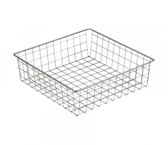 Корзина сетчатая 485х485х160мм  ХРОМ   (522)