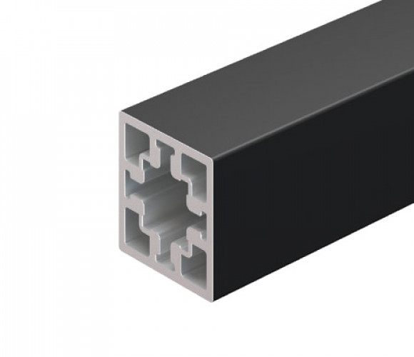 CADRO Профиль базовый 18*18мм, 3м, черный (31560)