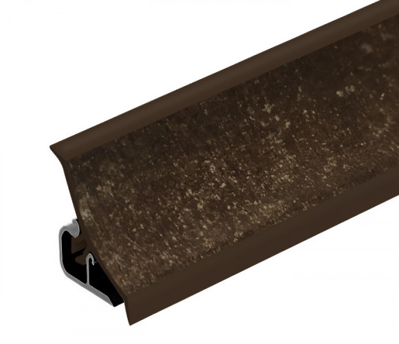 Thermoplast 120 - Плинтус - 4072    Мрамор Де Мази темный 18*18*3000 (MRK 120-1337)