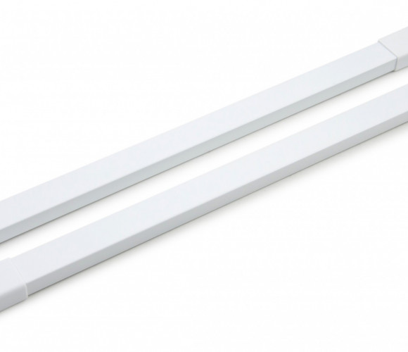 Продольный прямоугольный рейлинг для ящиков СТАРТ Белый SBR09/W/500