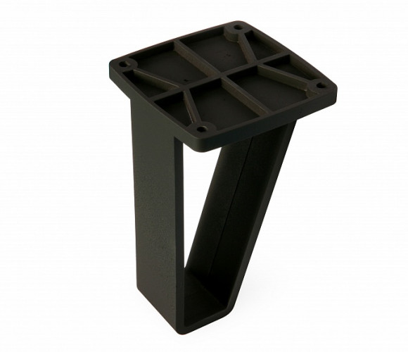 Нерегулируемая опора Х 040130 черный матовый 9005 (ТЗ)