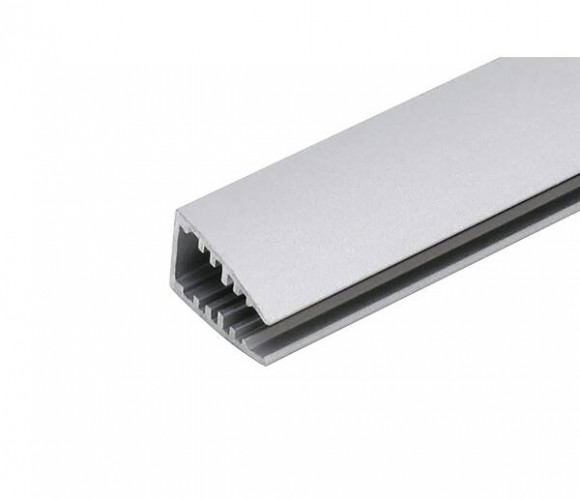Профиль 1318 для LED подсветки стеклянных полок, L=2000мм, алюминий   М-Е.1318.2000.31Р.РR