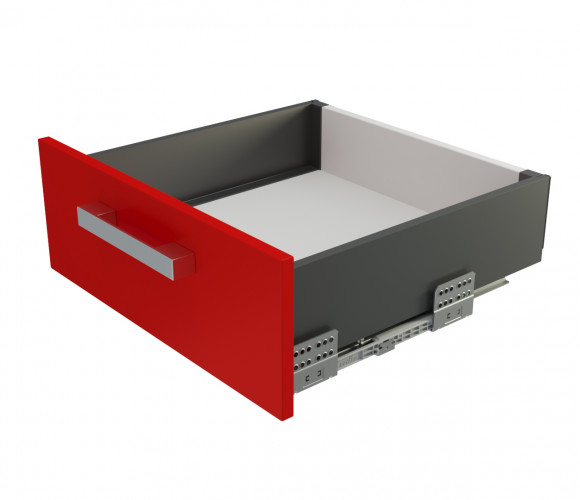 Ящик СТАРТ с ПРЯМЫМИ боковинами Графит SB19GRPH.1/500, выс. стенки 118мм