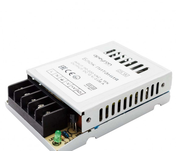 Блок питания Apeyron 12В, 25Вт, IP20, 2А, металл, 78*48*20мм 03-02