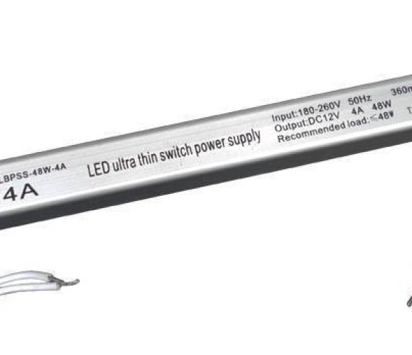 Блок питания 48Вт 12В Super Slim LEDSPOWER