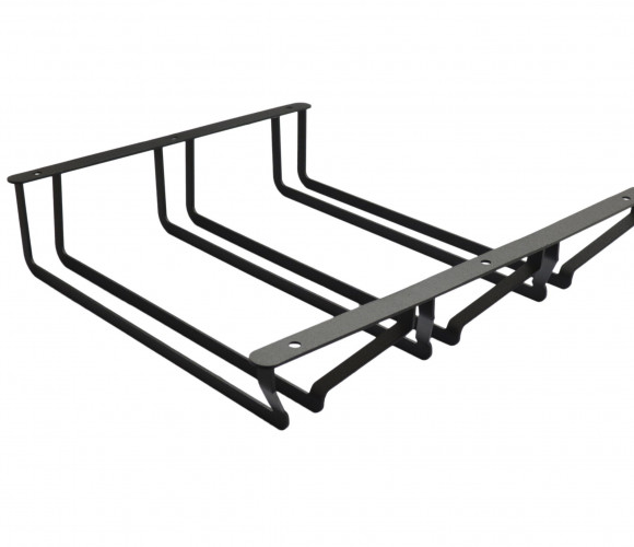 Бокалодержатель тройной черный   BD 301