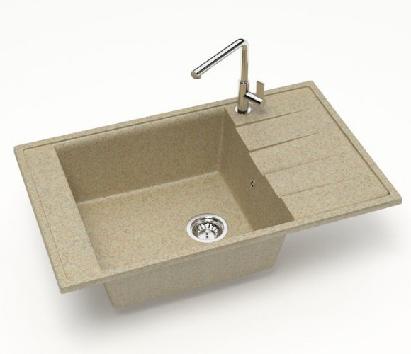 Мойка Модель 29,  815х500х212мм, Песочный Q5  Мрамор